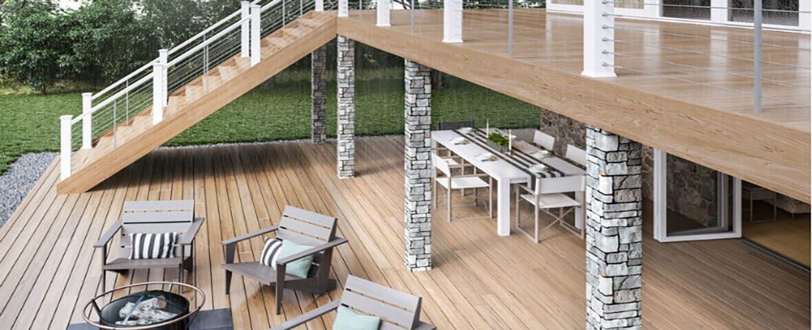 trex composite deck example